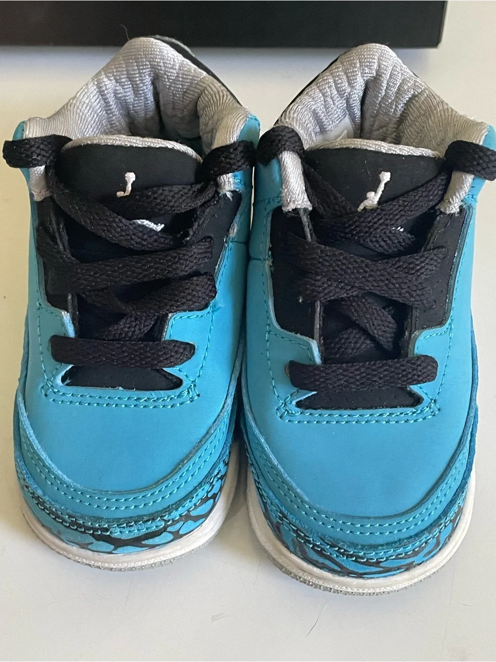 Nike Air Jordan 3 Retro (2014) Powder Blue Toddler Size 4C New